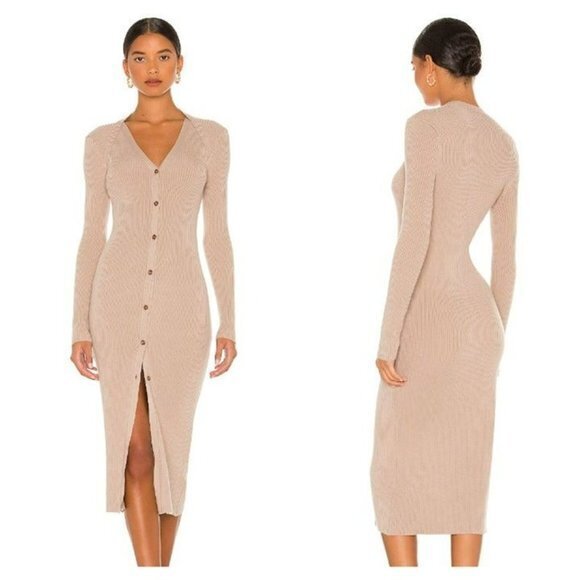 REVOLVE Dresses & Skirts - Song of Style Lula Dress - Oyster Grey